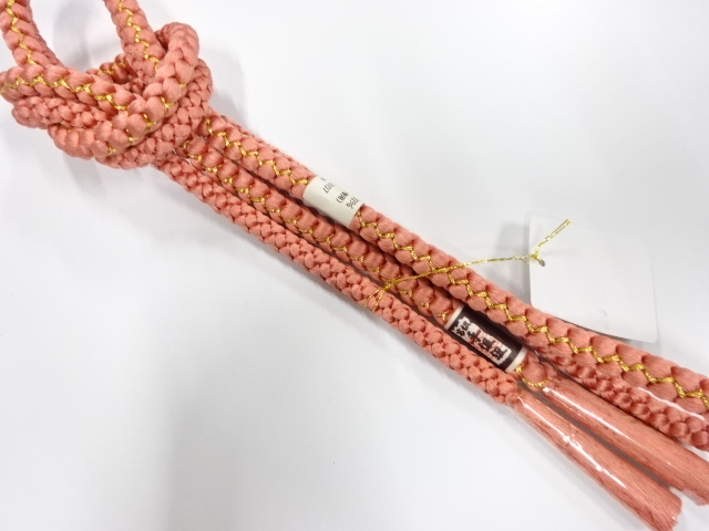 未使用品　正絹　手組帯締め